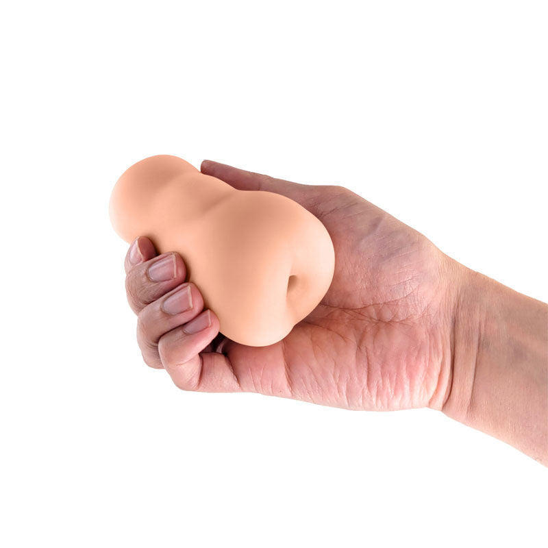 NS Novelties Pocket Pals (Brown) – Body-Safe Anal Stroker Strokers - Manual