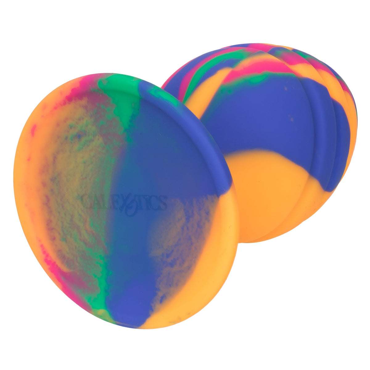 Cheeky Large Swirl Tie Dye – Colorful Large Butt Plug 3.5 Inch > Anal Range > Butt Plugs