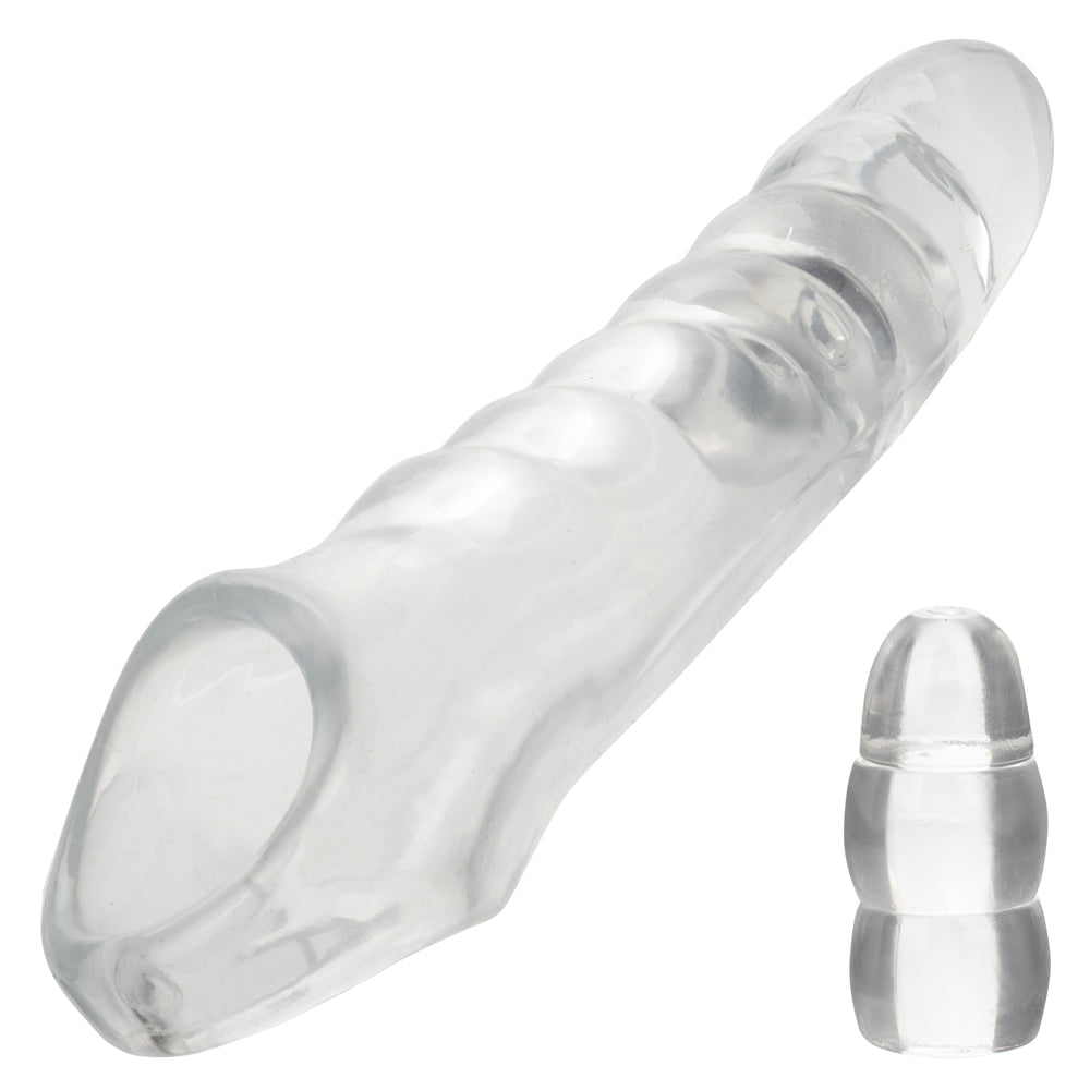 Performance Maxx Clear Extension Kit adds 3.75" inches Bonus Girth Clear > Sex Toys For Men > Penis Sleeves