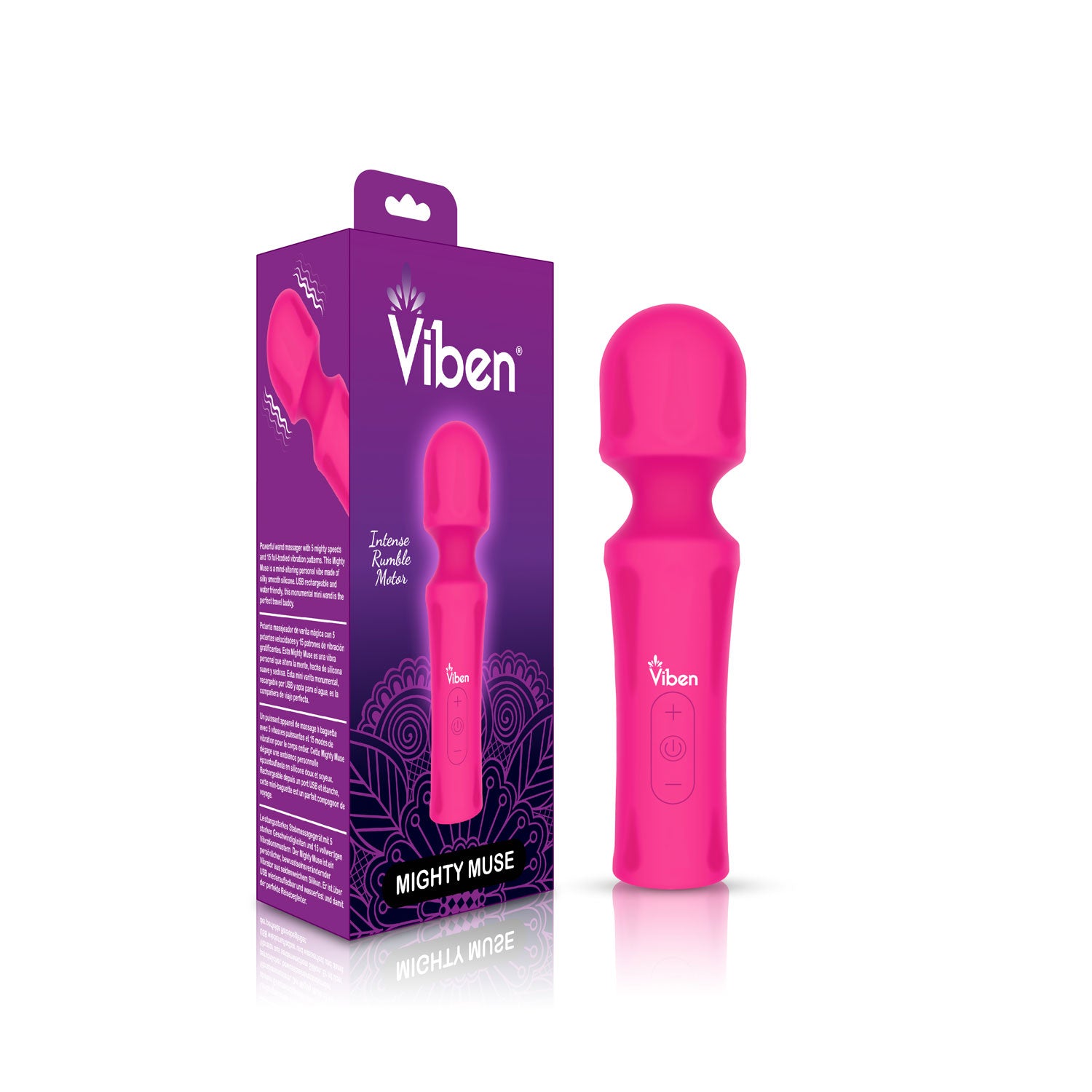 Viben Mighty Muse Massager Hot Pink for Ultimate Pleasure Adult Stuff Warehouse Viben Mighty Muse Massager Hot Pink for Ultimate Pleasure Adult Stuff Warehouse
