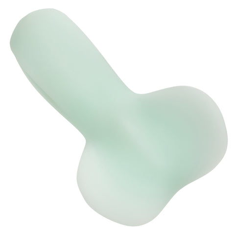 Pacifica Tahiti Full Coverage Massager in Mint Green with 10 Functions, Liquid Silicone, USB Rechargeable, Waterproof IPX7 Vibrators