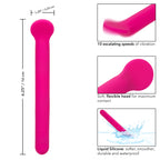 Bliss Liquid Silicone Clitoriffic Pink Flexible Vibrator with 10 Speeds and Rechargeable > Vibrators > Mini Vibrators