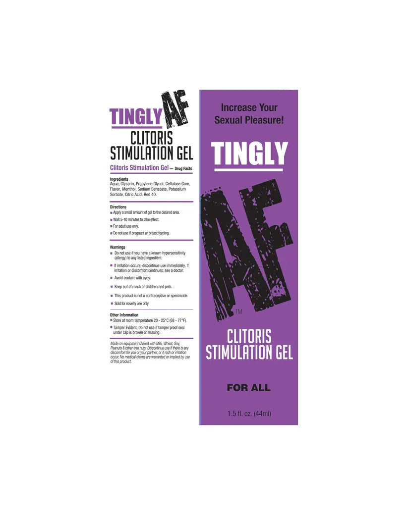 Tingly Af Clitoral Stimulation Gel – 1.5oz Intense Sensation Gel Secondary image