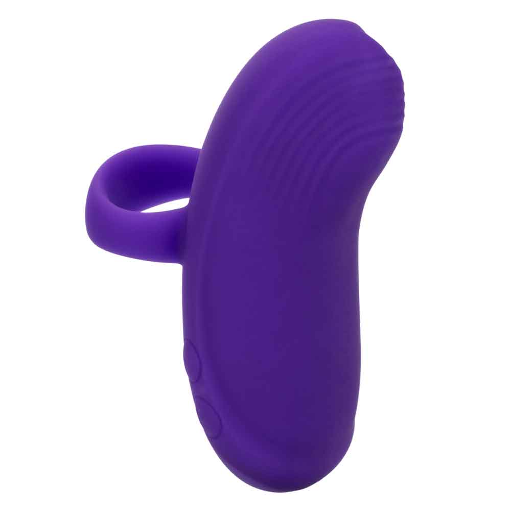 Envy™ Handheld Rolling Ball Massager Purple Silicone Waterproof with 3 Speeds and 7 Functions, USB Rechargeable, 60 to 100 Minutes Runtime Finger Stimulator