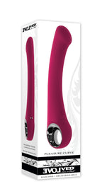 Evolved PLEASURE CURVE Multi-Speed G-Spot Vibe 19cm Red > Sex Toys For Ladies > G-Spot Vibrators