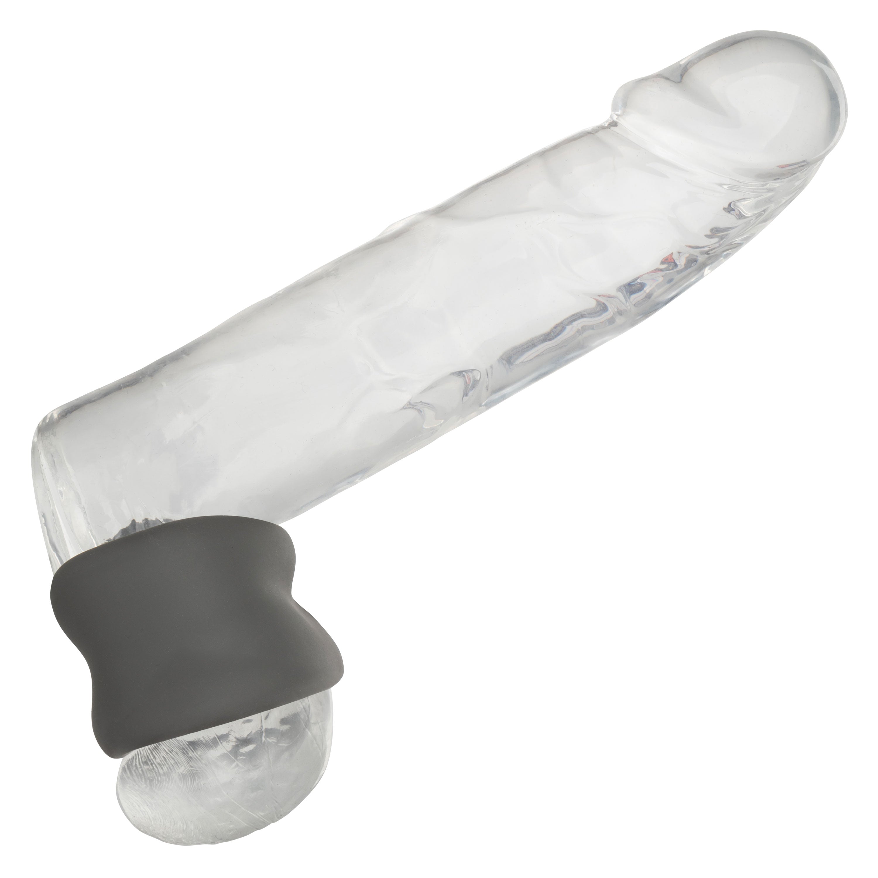 Alpha Liquid Silicone Scrotum Ring Ultra Stretchy Soft Black Enhancer > Cock Ring > Single
