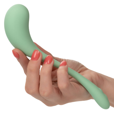 Elle Liquid Silicone Wand Vibrator in Mint Green with 10 Vibration Functions and Rechargeable > Vibrators > Standard Vibrators