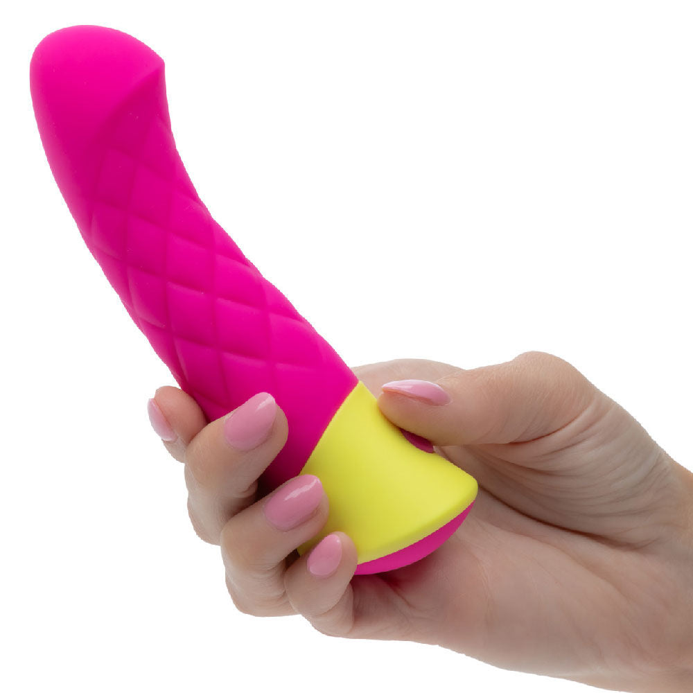 Rave Quilted G Silicone Vibrator Pink Waterproof Massager > Sex Toys For Ladies > G-Spot Vibrators Main image