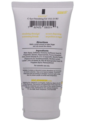 Excite C-Spot Stimulating Cream 2 oz Yellow Packaging > Essentials > Womens Enhancers