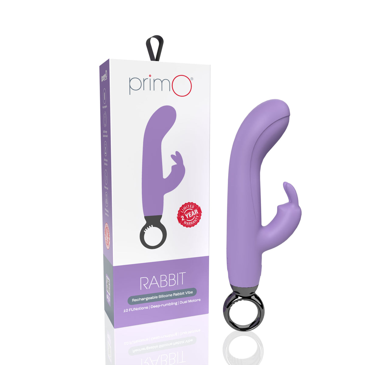 Screaming O PrimO Rabbit 4.5 Inch Silicone Rabbit Vibrator > Vibrators > Ladies > Rabbit