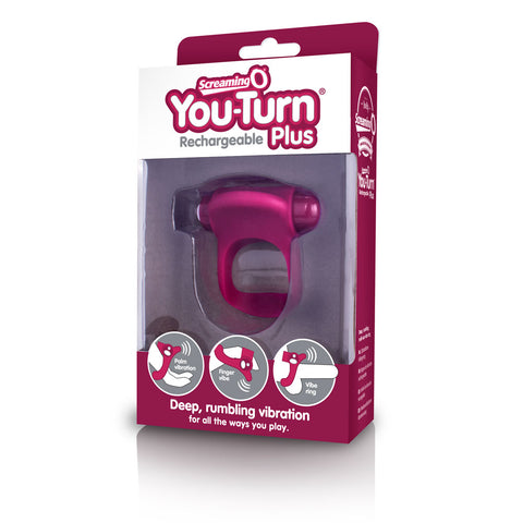 Charged You-Turn Plus – Rechargeable Vibrating Cock Ring > Cock Ring > Vibrating