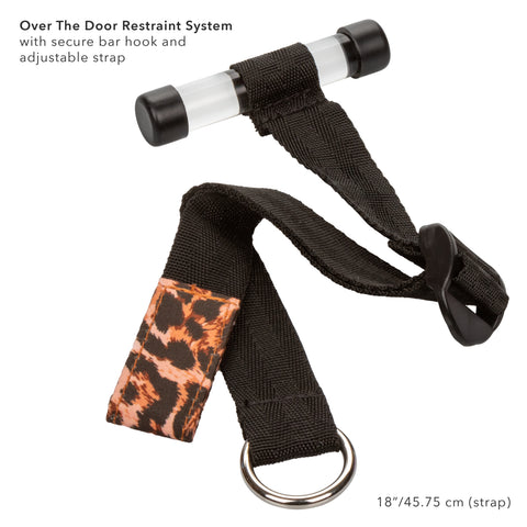 Unleashed Adventure Set 7-Piece Animal Print Faux Leather BDSM Kit with Travel Case > Bondage Gear > Bondage Kits