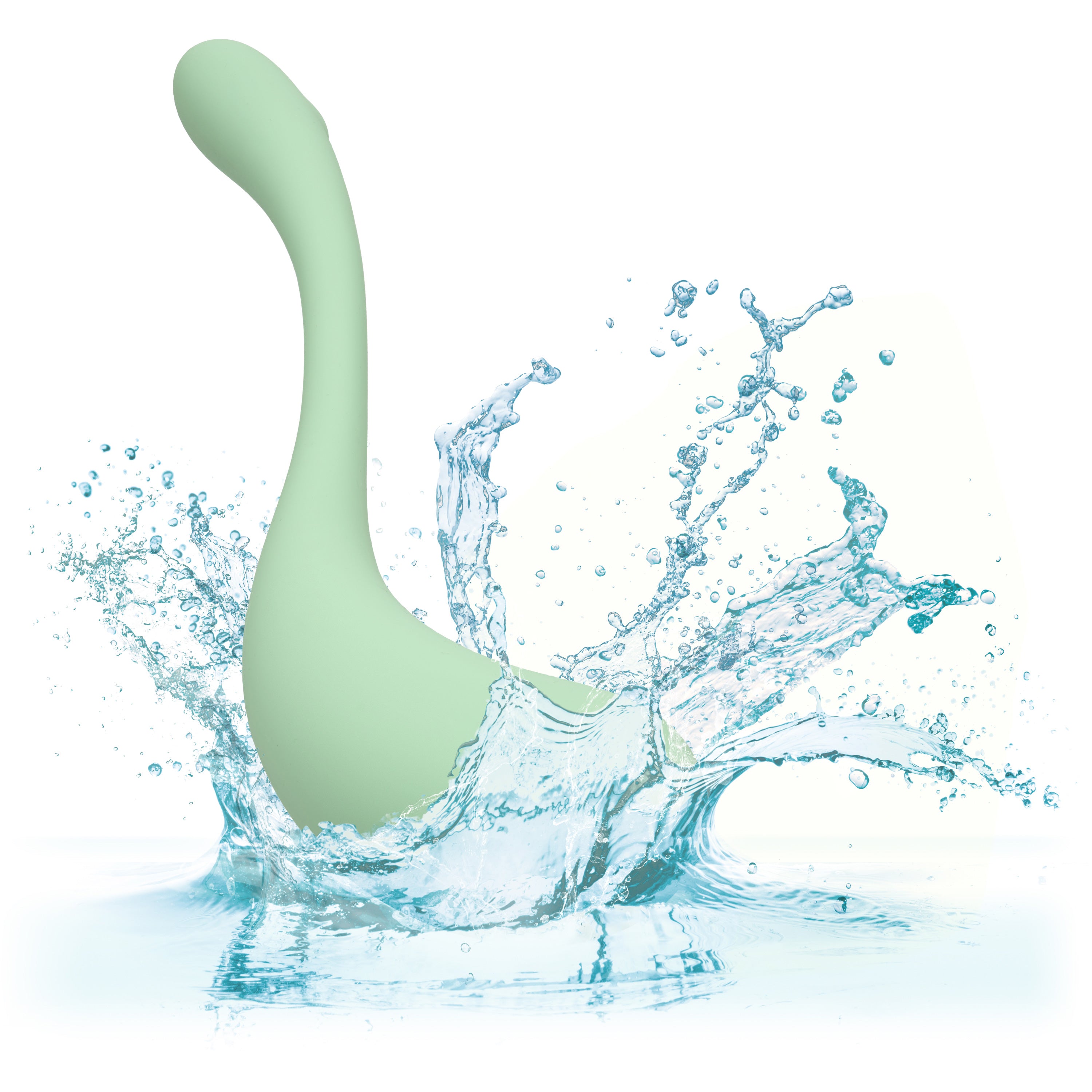 Elle Liquid Silicone Wand Vibrator in Mint Green with 10 Vibration Functions and Rechargeable > Vibrators > Standard Vibrators