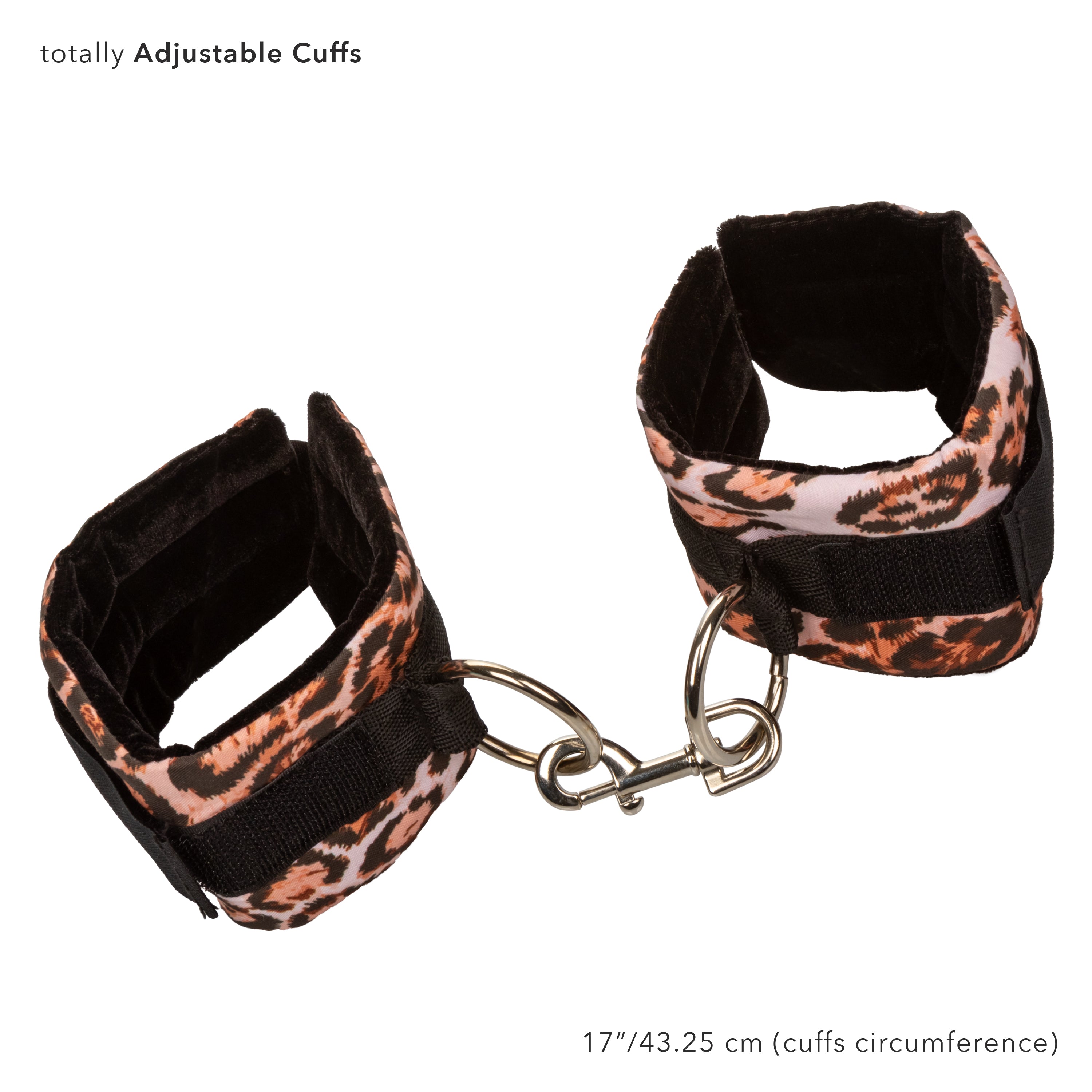 Unleashed Adventure Set 7-Piece Animal Print Faux Leather BDSM Kit with Travel Case > Bondage Gear > Bondage Kits