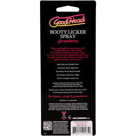 GoodHead Booty Licker Spray Strawberry 29ml Delicious Flavor > Lube > Oral Gels & Sprays