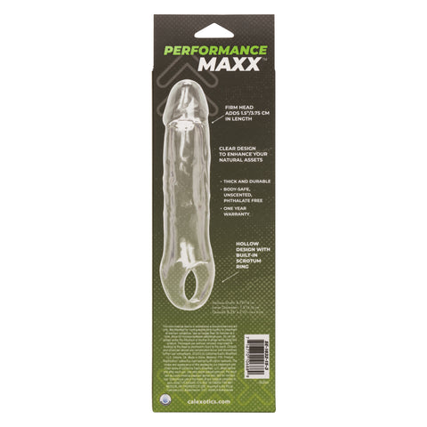Performance Maxx Clear Penis Extension Sleeve 6.5 Inch Length SLEEVES