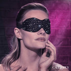 Radiance Blackout Eye Mask with Black Rhinestones and Plush Lining > Bondage Gear > Masks