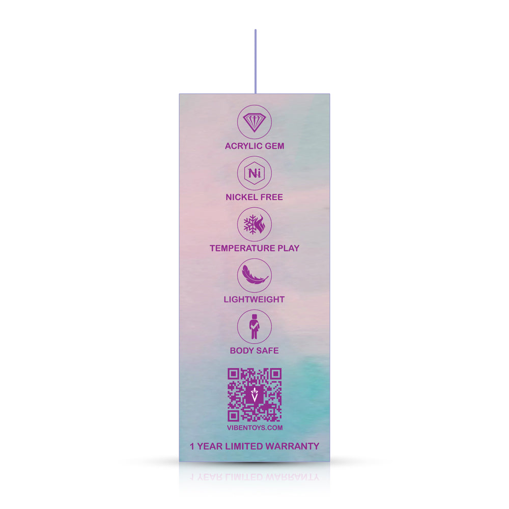 Cheeky Charms Silver Anchor Butt Plug with Clear and Pink Jewel (2.57 inch) > Anal Range > Jewel Butt Plugs