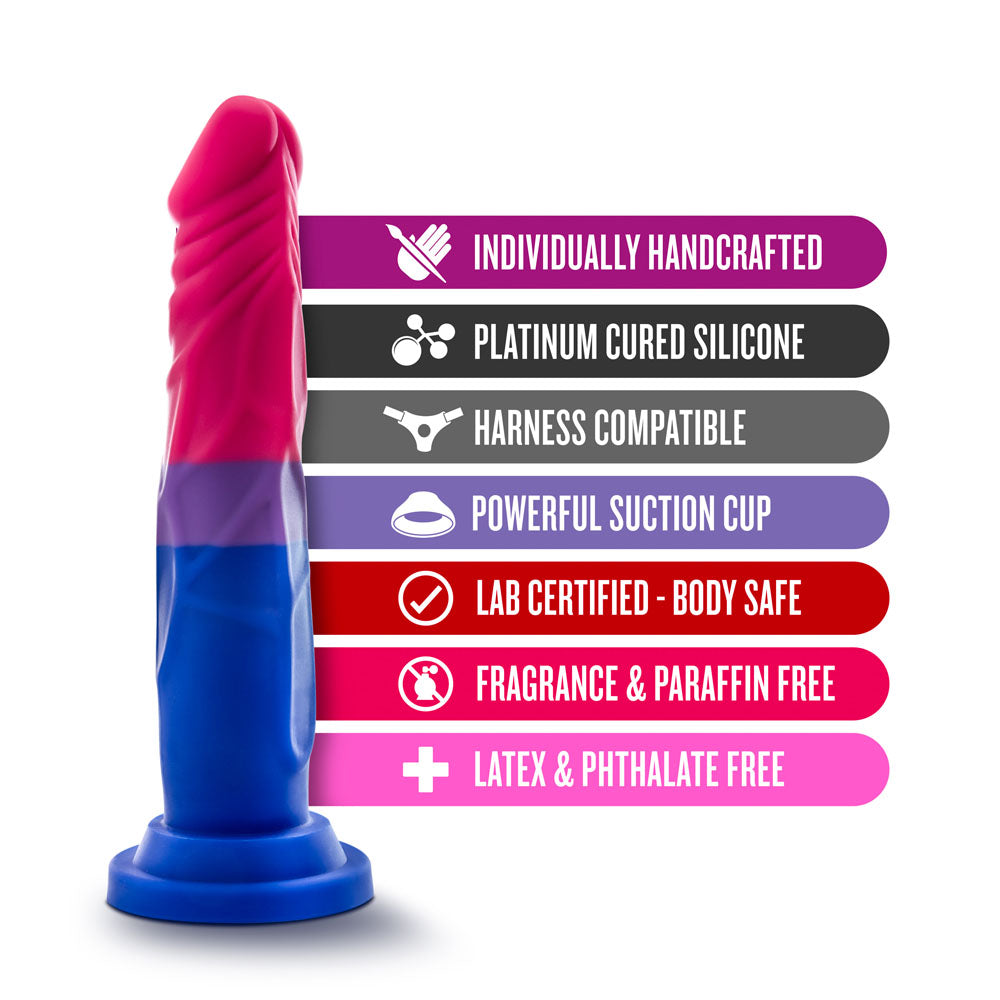 Avant Pride P8 7.5 Inch Silicone Dildo with Suction Cup Base > Dildos > Neutral Dildos