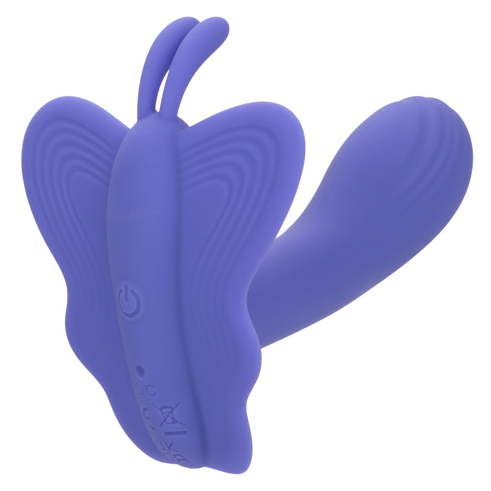 CalExotics Connect™ Venus Butterfly® Dual Motor Silicone Stimulator in Purple with App Control and 9 Vibration Functions Vibrators - G Spot