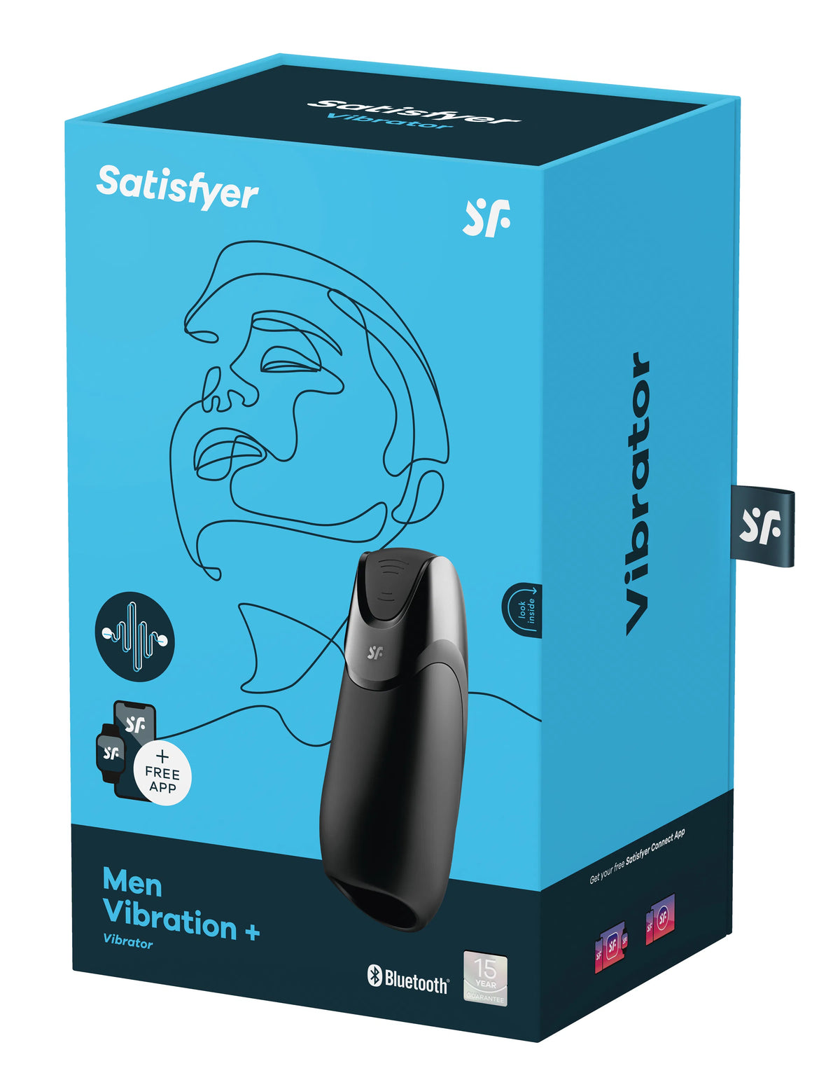 Satisfyer Men Vibration+ – Rechargeable Vibrating Masturbator Black > Sex Toys For Men > Masturbators > Vibrating