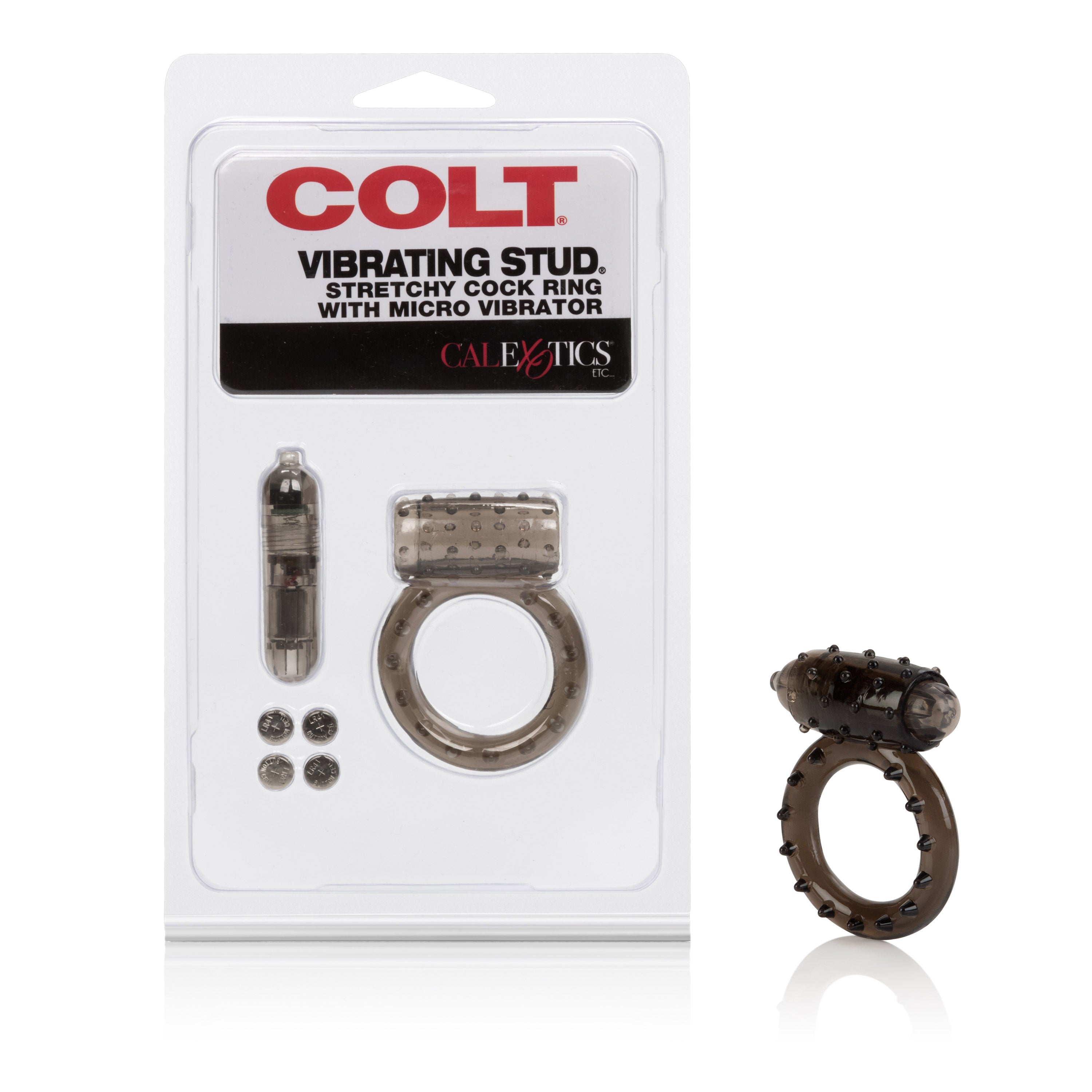CalExotics Colt Stretchy Vibrating Cock Ring with Removable Stimulator Cock Rings Vibrating