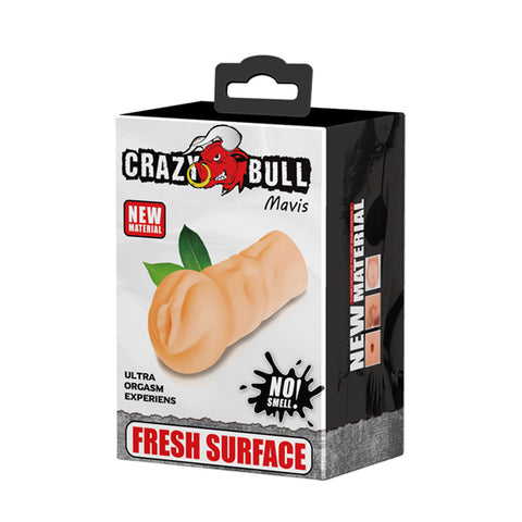 Crazy Bull Mavis Vagina Stroker Flesh Color Adult Pleasure Toy Strokers - Manual