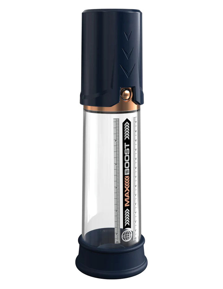 Pump Worx Max Boost Penis Pump in Blue PUMPS Male Electric