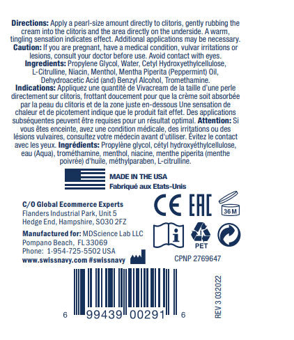 Swiss Navy Viva Cream 3 Tubes 10ml Each > Essentials > Womens Enhancers