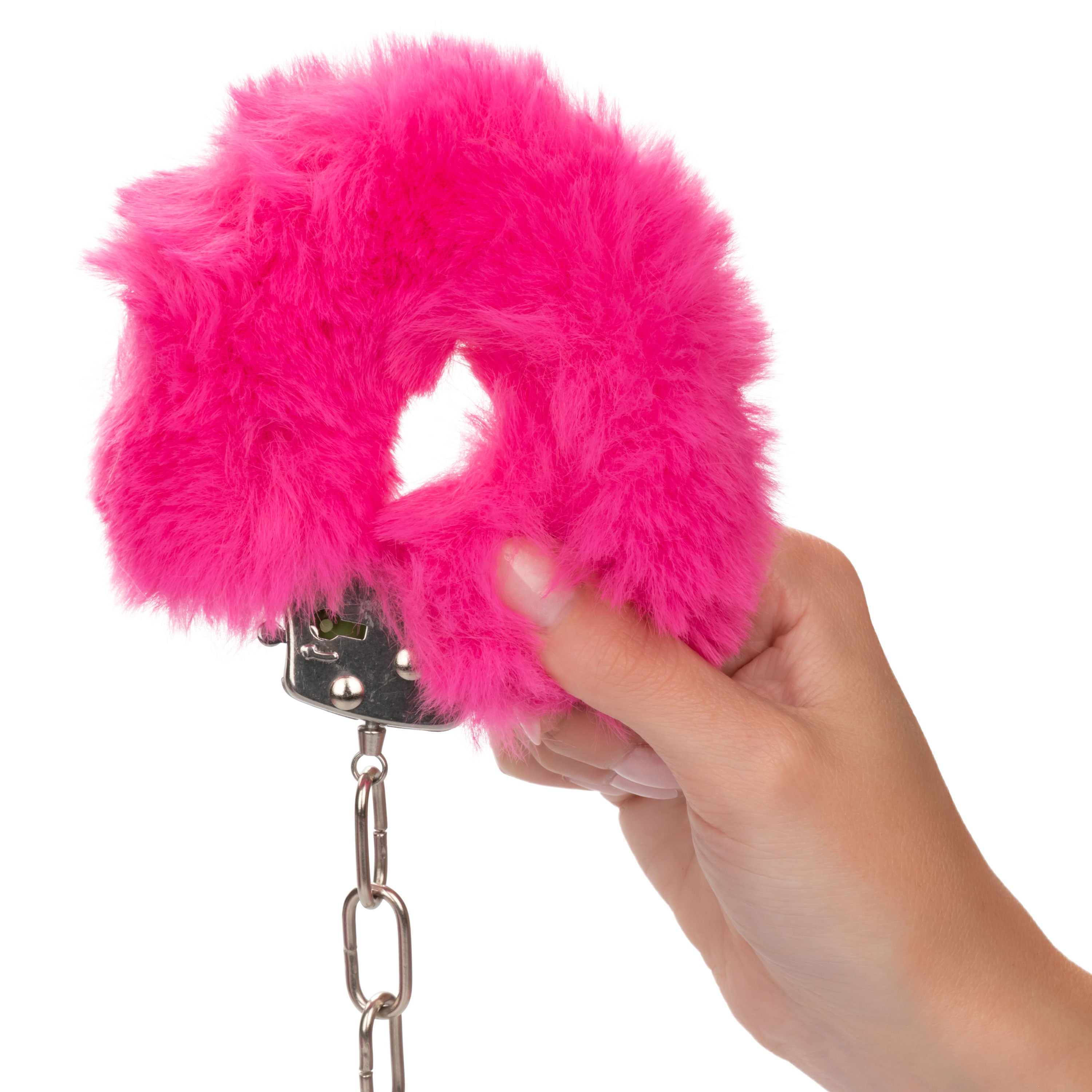 Ultra Fluffy Pink Furry Handcuffs – Plush Couples Bondage Gear > Bondage Gear > Handcuffs