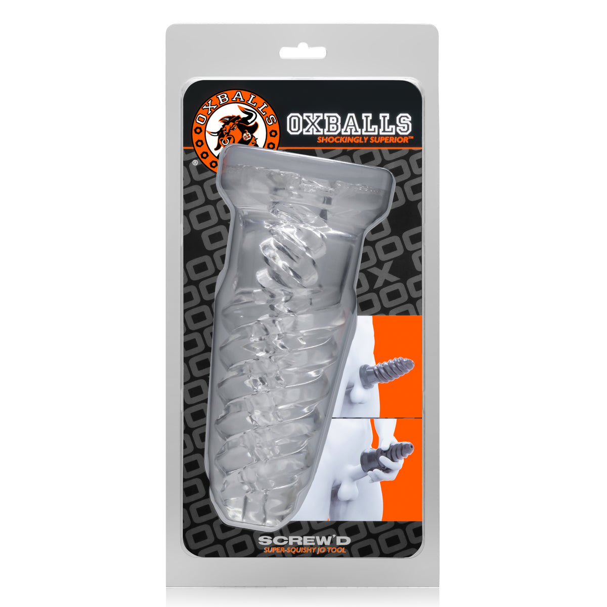 OxBalls Screwd Super Squishy Corkscrew – Soft Textured Male Masturbator > Sex Toys For Men > Masturbators > Manual