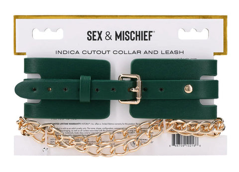 Indica Cutout Cuffs (Green) – Luxury Collar > Bondage Gear > Collars & Leashes