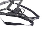 Sportsheets Aurora High Waisted Strap-On Harness (Black) Adjustable Up to 60 Inch Hips - Strap-On Harness > Dildos > Strap On Harnesses