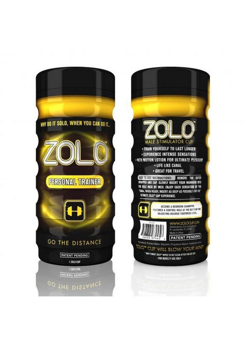 Zolo Personal Trainer Masturbator Cup With Suction Control > Sex Toys For Men > Masturbators Cup