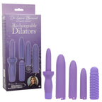Dr. Laura Berman Dilators Set with Four Locking Sizes and Premium Silicone Textured Sleeve in Purple > Sex Toys > Dilators