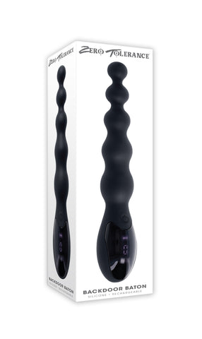 Zero Tolerance BACKDOOR BATON 24 cm Anal Beads Black > Anal Range > Anal Beads