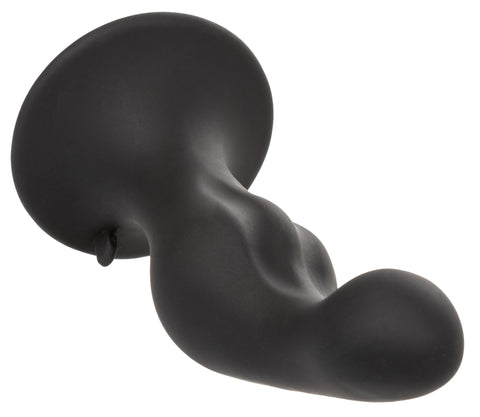 Silicone Anal Ripple Kit Set of 3 Black Graduated Curved Anal Plugs with Suction Cup Base > Anal Range > Butt Plug Kits