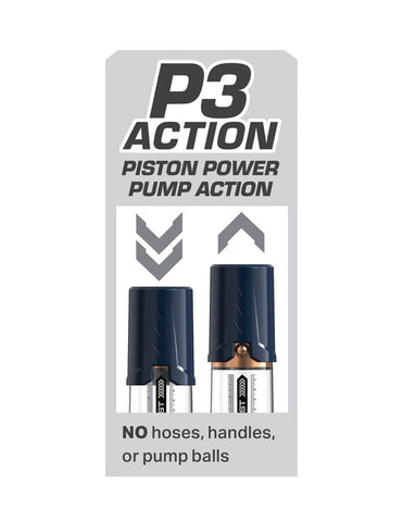 Pump Worx Max Boost Penis Pump in Blue PUMPS Male Electric