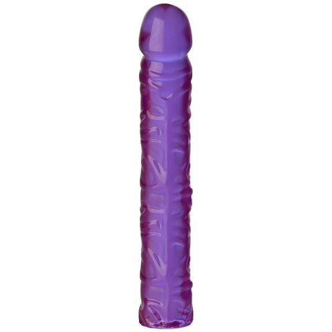 10 In Classic Dong Purple - Textured Body Safe Toy DONGS