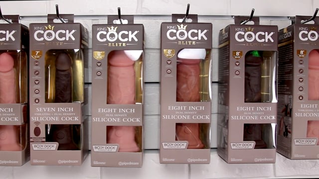 King Cock Elite Vibrating Silicone Body Dock Kit 17.8 cm Strap On
