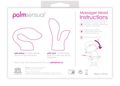 PalmSensual Massager Heads Blue (For use with PalmPower)