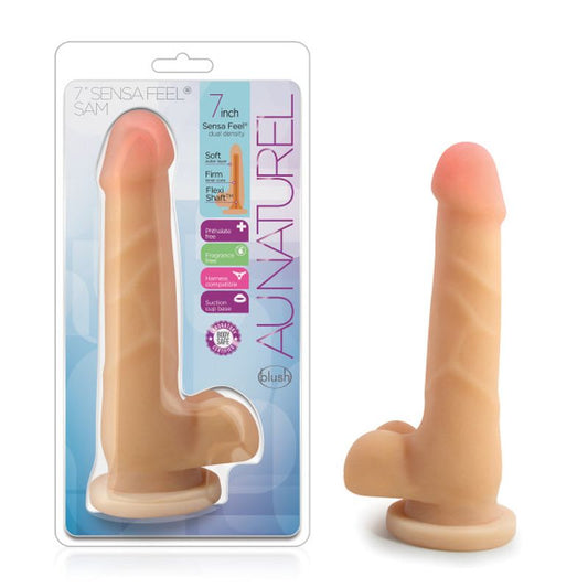 Au Naturel Sam 7in Realistic Dual Density Pleasure Toy