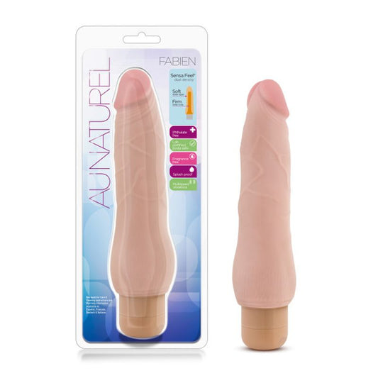 Au Naturel Fabien Realistic Vibrating Dildo 9 Inch