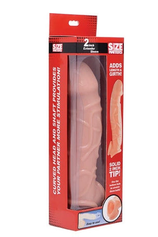 2in Extender Sleeve Flesh - 9 In Total Length, 1.2 In Diameter Flesh SLEEVES