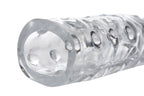 Clear Penis Enhancer Sleeve 3 Inch Length 1 Inch Girth Extension Sleeve > Sex Toys For Men > Penis Sleeves