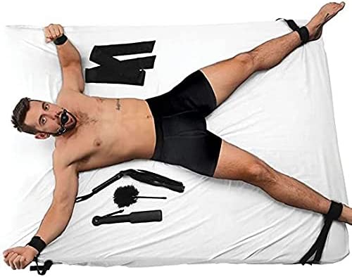 6-Piece Bed Restraint Bondage Kit Black for Couples Secondary image