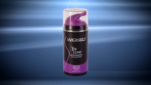 Wicked Toy Love - Glycerin Free Water Based Lubricant - 100 ml (3.3 oz) Bottle