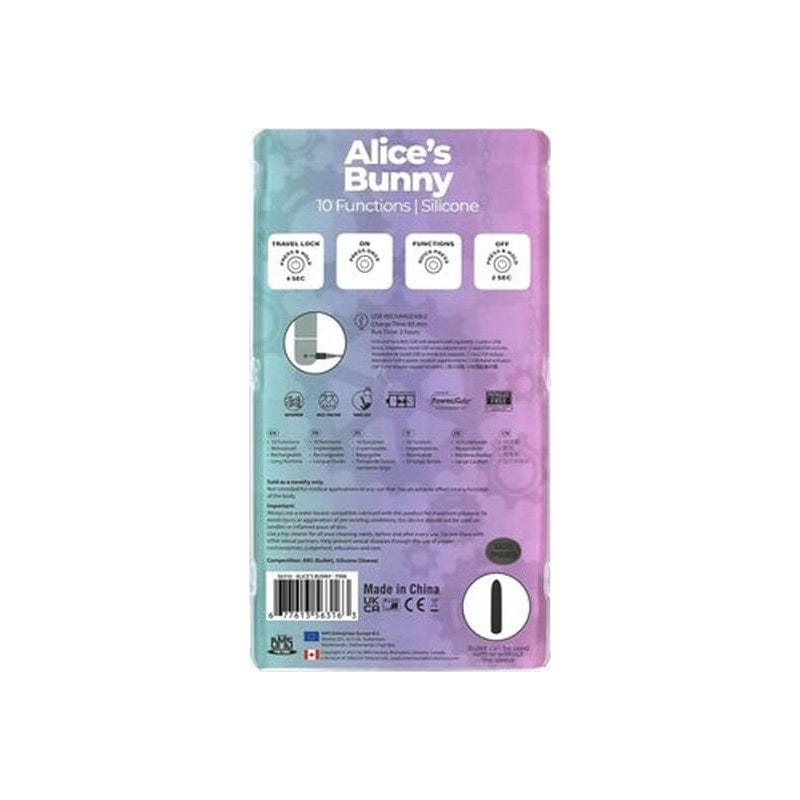 Alices Bunny Bullet with Rabbit Sleeve Pink > Vibrators > Ladies > Rabbit