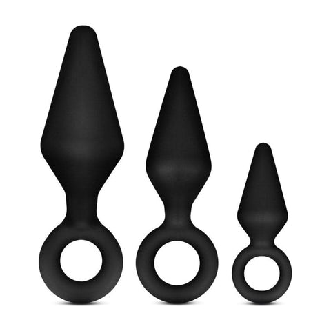 Anal Adventures Platinum Silicone Loop Plug Kit > Anal Range > Butt Plug Kits