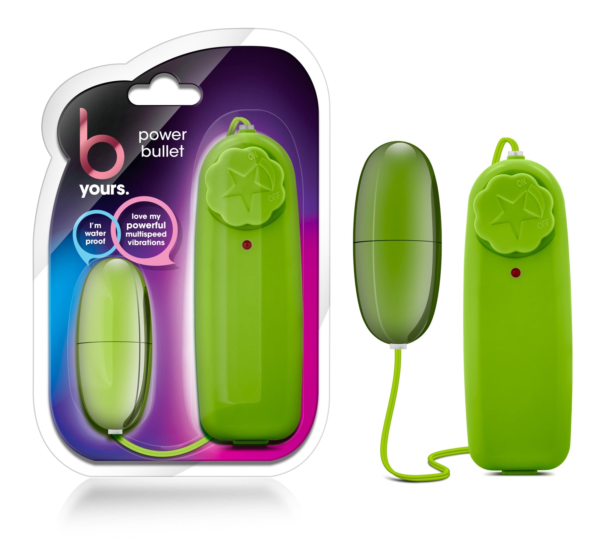 B Yours Power Bullet Lime - Powerful Waterproof Vibrator > Vibrators > Mini Vibrators